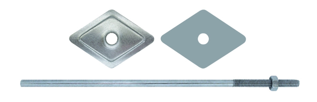 Friulsider BARRETTA ZINCATA GALVANICAMENTE CON DADO Ø M6  mm. 250 100.00 pz