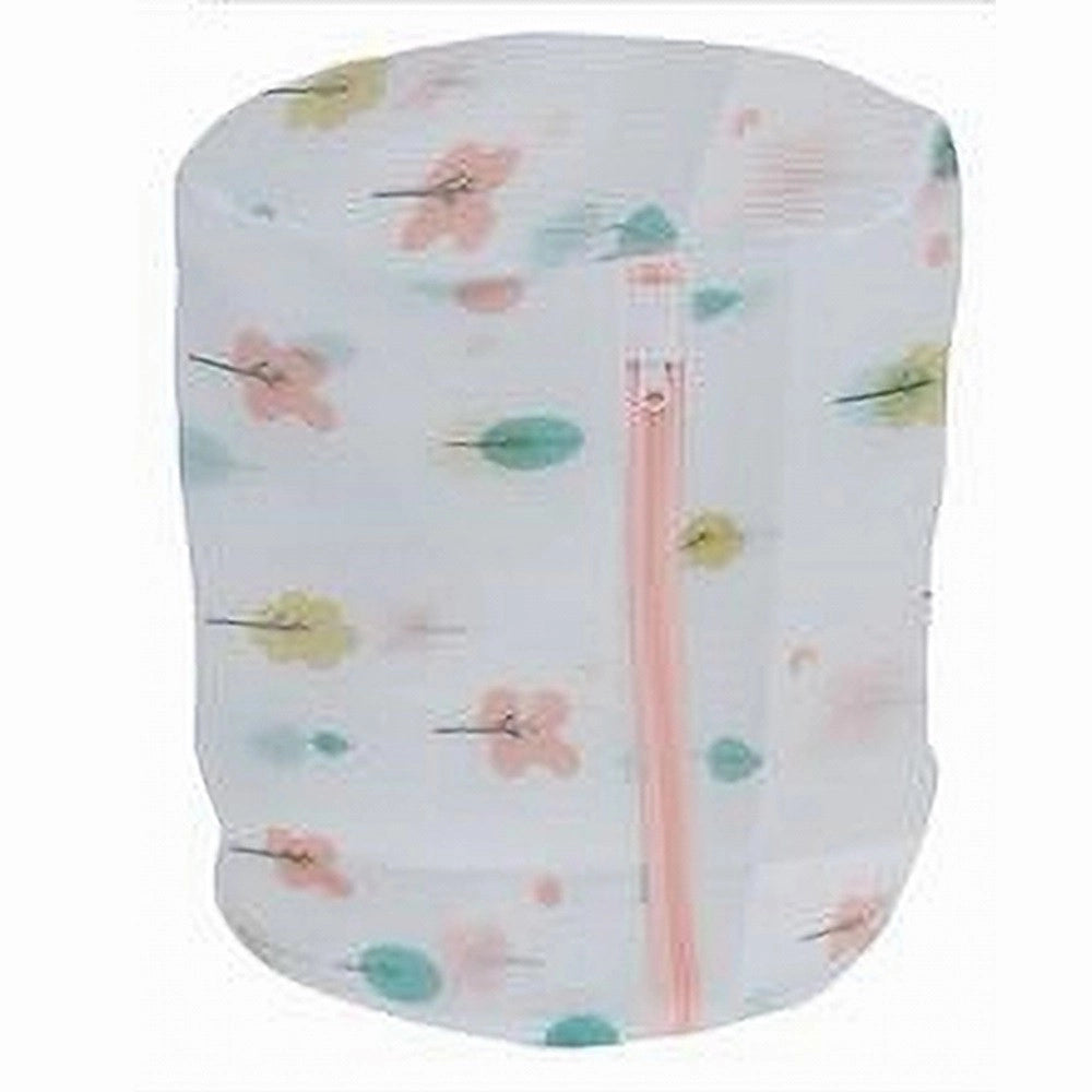 Trade Shop - Sacchetto Lavanderia Lavaggio Rete Cerniera Biancheria 20x30 Cm A Fantasia 87434 -
