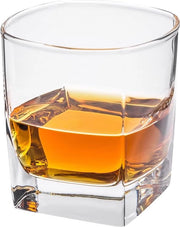 Set di bicchieri whiskey - horeca, stile elegante, cristallo trasparente, per bar, cocktail, trasparente 2