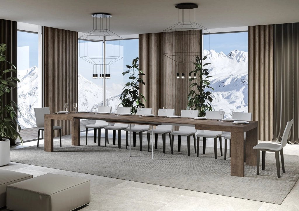 Tavolo Allungabile 160-420x90x77 cm Roxell Noce