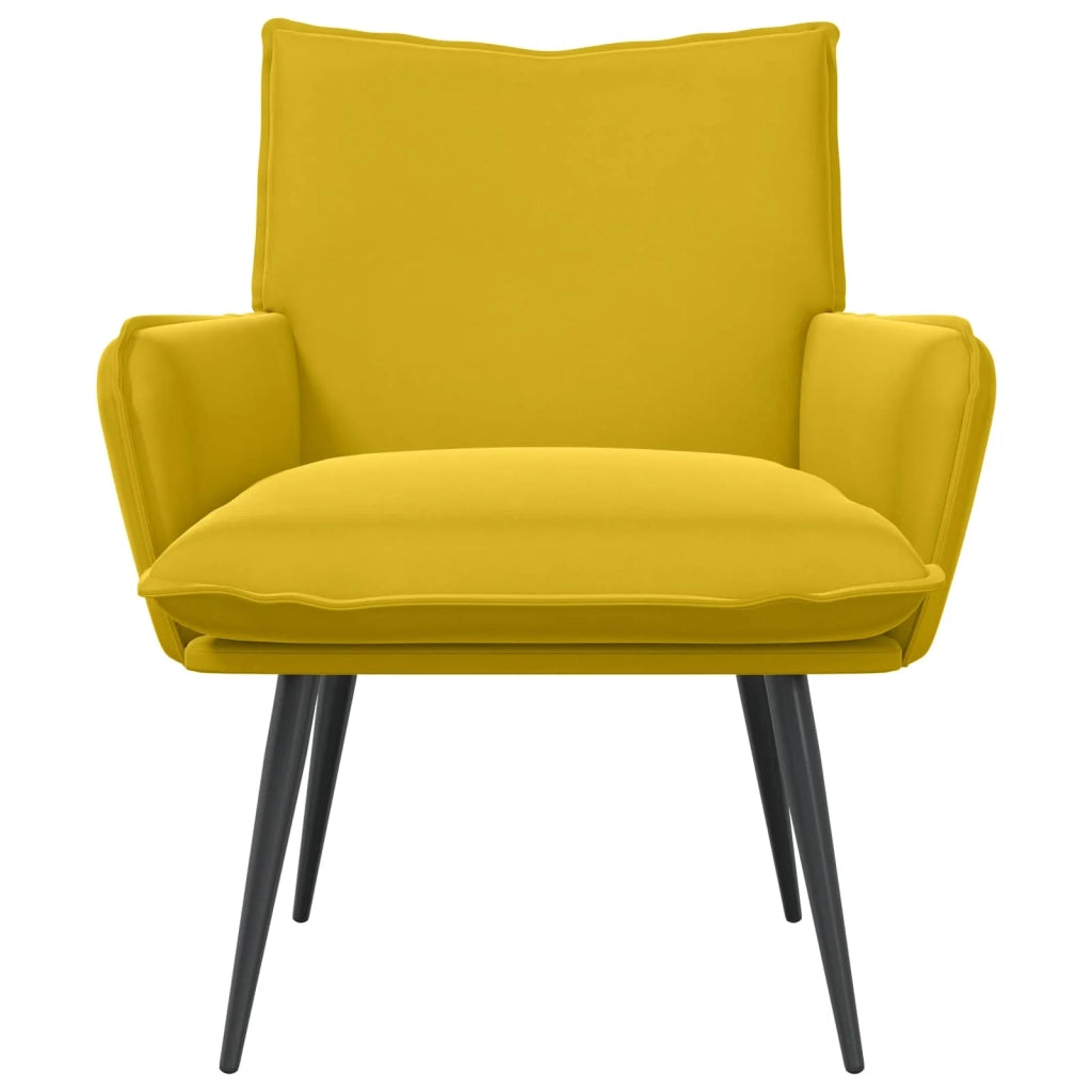 Poltrona Giallo Velluto 42047730