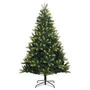 Albero di Natale Artificiale Incernierato-Albero Natalizio con Base 240 cm 426881