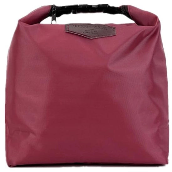 Borsa da lavoro per bambini adulti isolata, impermeabile, per ragazzi ragazze (rosso vino)
