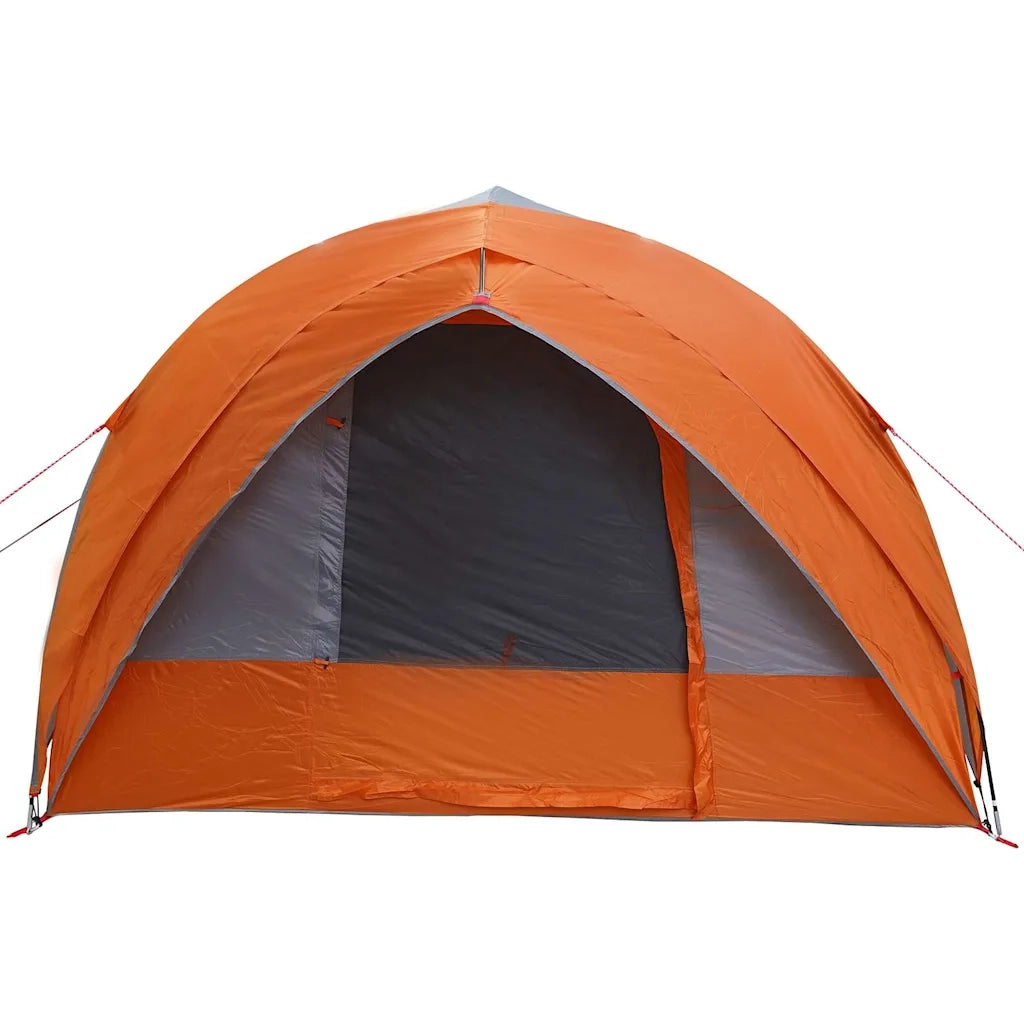 Tenda tunnel Grigio e arancione 410 x 285 x 198 cm taffetà 42001180