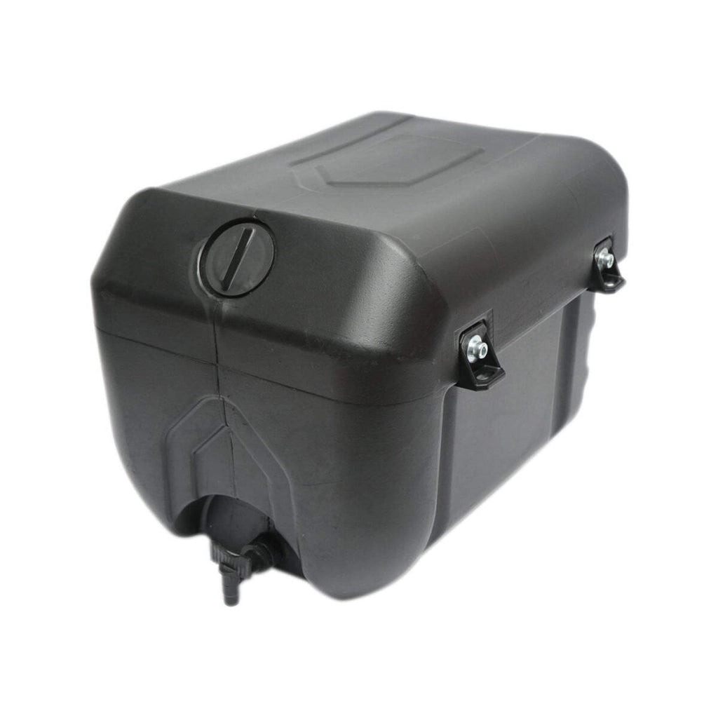 Serbatoio per acqua 30L in plastica, nero, dimensioni 332x420x331 mm