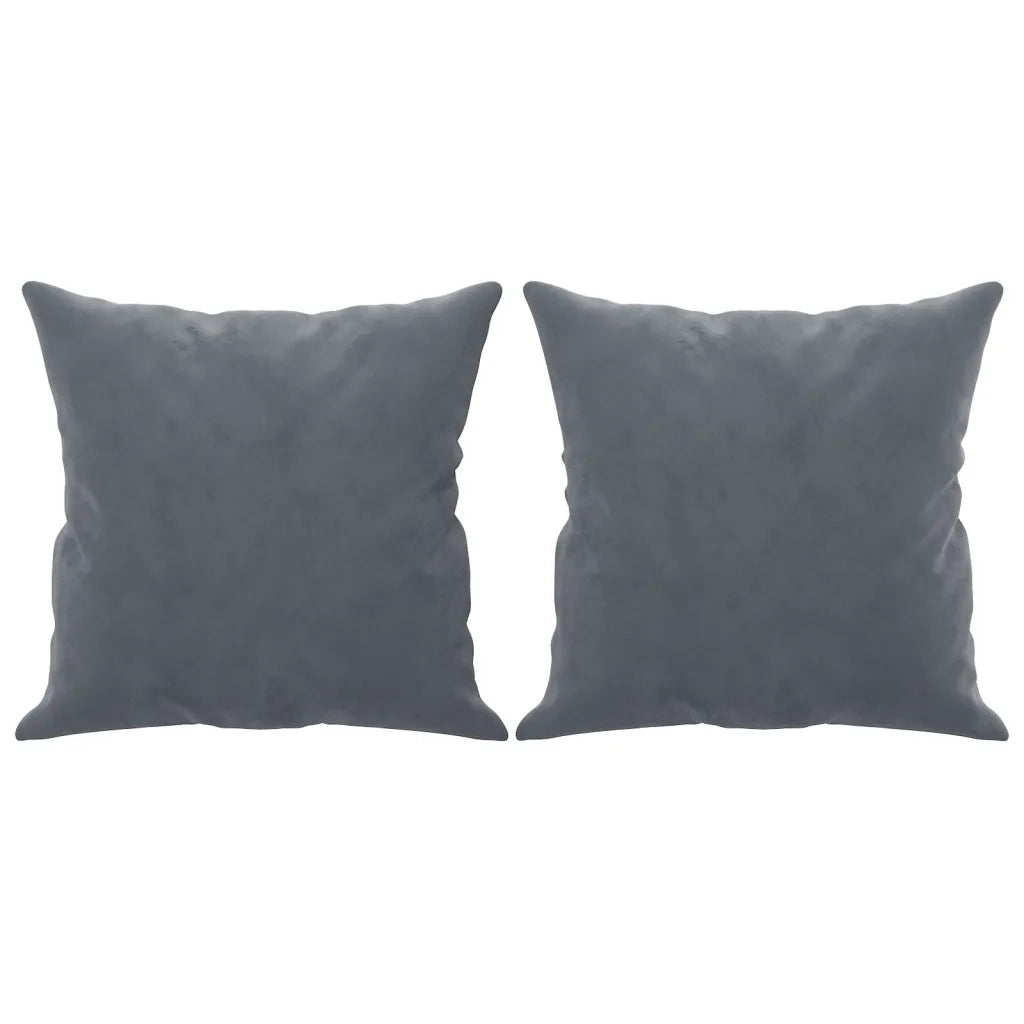 Divano a 2 Posti con Cuscini-Sofa 2 Posti con Cuscini Grigio Scuro 140 cm in Velluto 889472