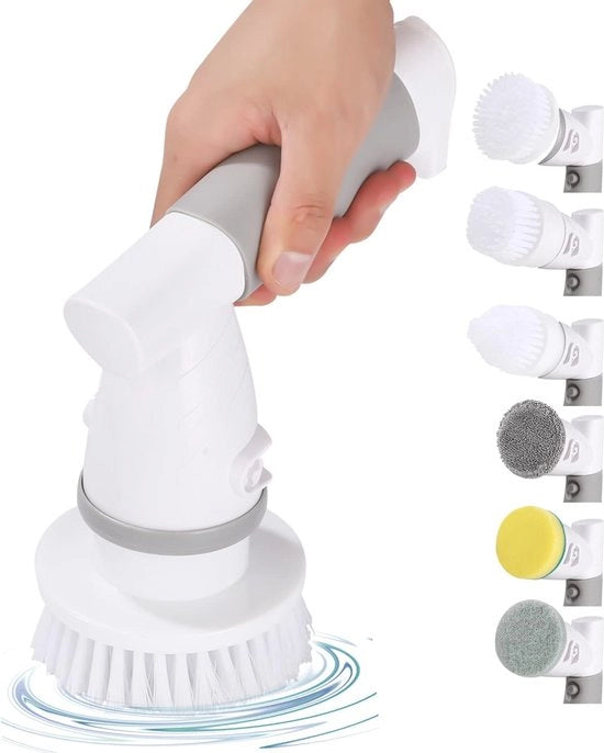 Sbattimento elettrico senza fili con 6 testine - Ideale per bagno, cucina e auto