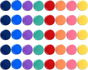 Magnetrondi 40 pezzi Forte Adesivo - Magnetrondi per Frigorifero - Magnetrondi per Tabellone a Lava - Magnetrondi Ronde - Magnetrondi Mini - 8 Colori
