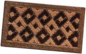 Zerbino Ingresso 50x80 cm Asciugapassi Assorbente Antiscivolo Vellutato Made In Italy Marrone