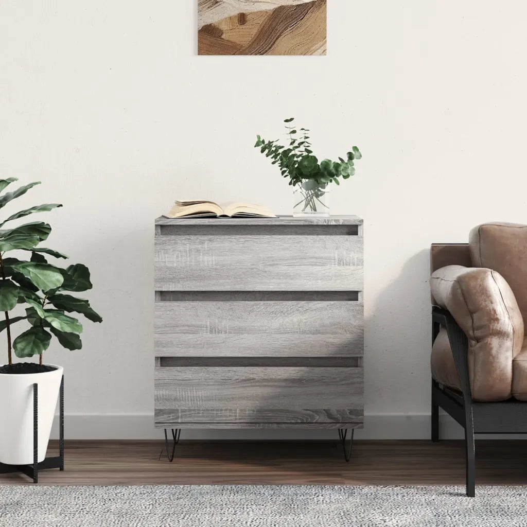Credenza-Buffet-Armadio da cucina Grigio Sonoma 60x35x70 cm in Legno Multistrato 117576