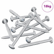 Vite in Legno 3273 pz Argento 9,8 x 53 mm Acciaio CFW4656070