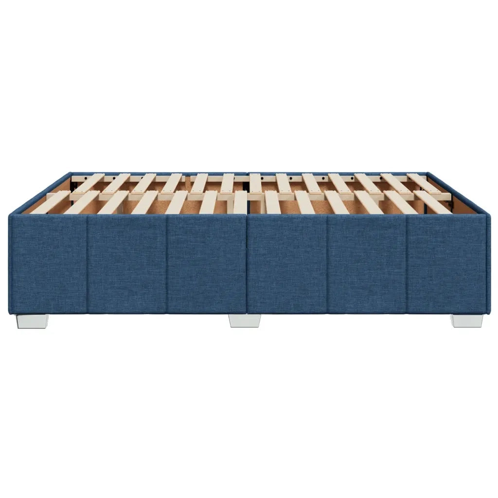 Giroletto senza Materasso Blu 140x200 cm in Tessuto