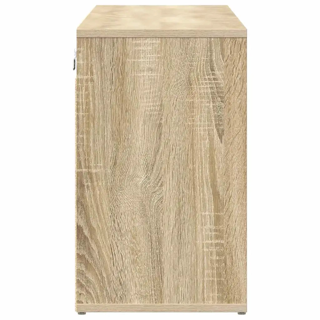 vidaXL Scarpiera rovere sonoma 103 x 30 x 51 cm Legno multistrato