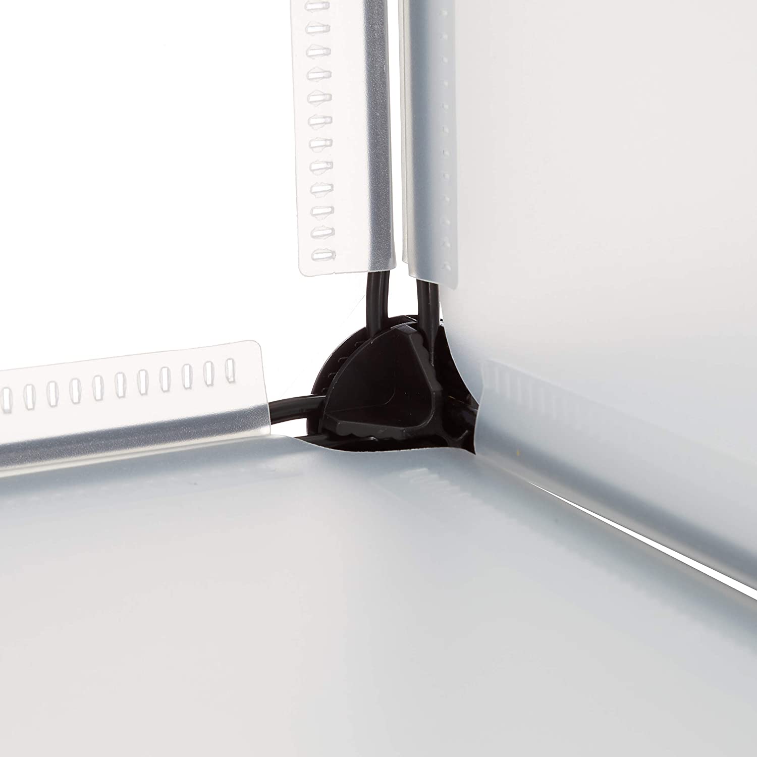 Mobile scarpiera 6 scomparti 126 cm plastica trasparente 13_0001636_3