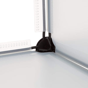 Mobile scarpiera 6 scomparti 126 cm plastica trasparente 13_0001636_3