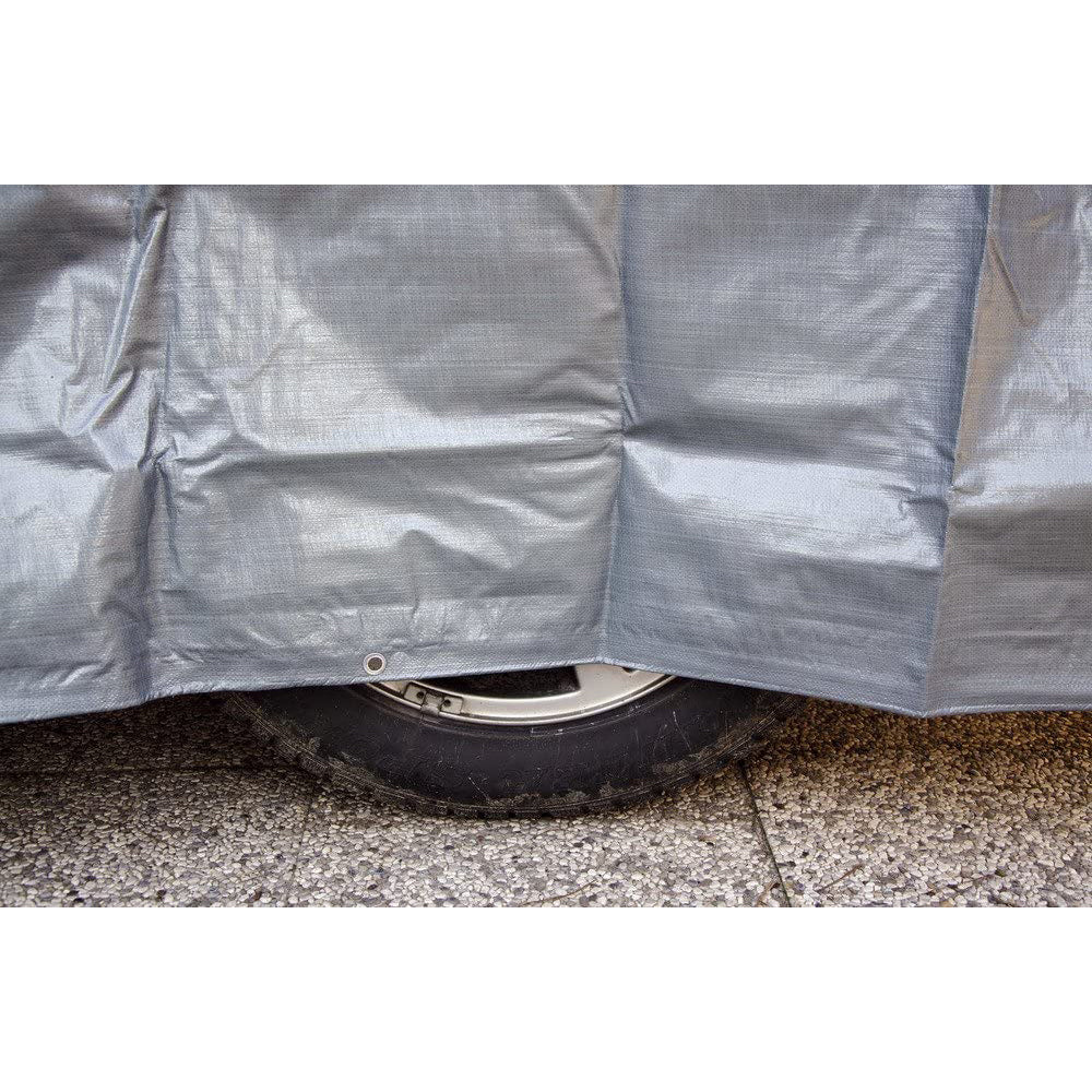 TELO TELONE OCCHIELLATO POLIETILENE IMPERMEABILE COPERTURA 180Gr 4X5m GRIGIO VERDELOOK