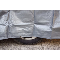 TELO TELONE OCCHIELLATO POLIETILENE IMPERMEABILE COPERTURA 180Gr 4X5m GRIGIO VERDELOOK