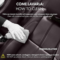 Ecopelle di Alta Qualità "Vanessa" - Colore Grigio chiaro 30 - Morbida e Resistente - Vendita al Mezzo Metro