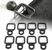 Allestimento Plus - Profilo in Alluminio Nero, Ganci, Viti di Montaggio, 8 Pezzi, Anelli D Forti