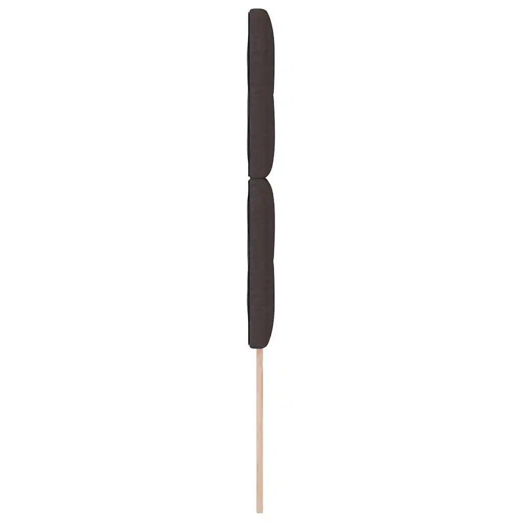 Testiera regolabile in altezza Marrone Scuro 90 cm Tessuto 3337798