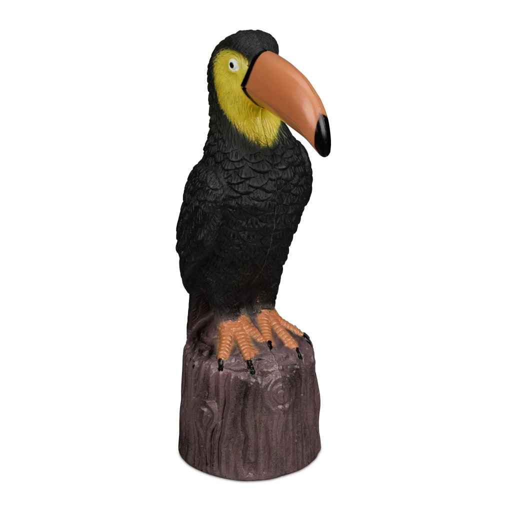 Statua decorativa da giardino tucano esotico 30 x 20 x 30 cm atmosfera in plastica multicolore 13_0015634