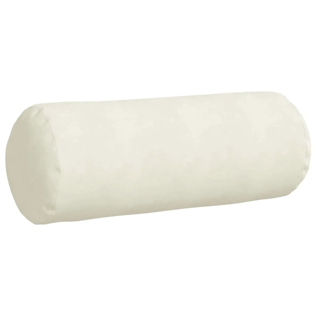 Cuscini a rullo 2 pcs Crema Ø 25 x 70 cm Tessuto in Cords