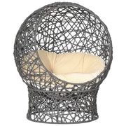 Letto per gatti rialzato con cuscino ¨C zephmum ¨C crema 50x50x60 cm