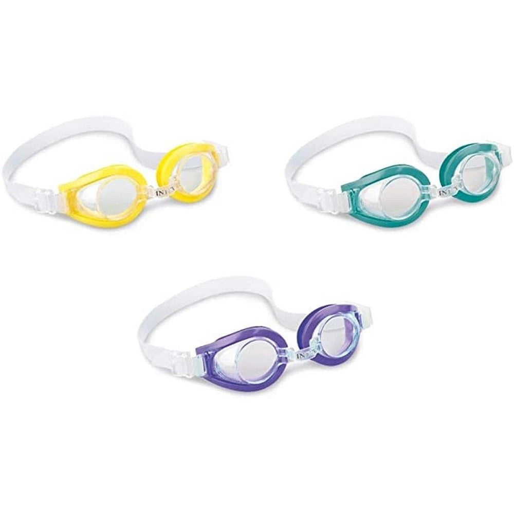 Trade Shop - Occhialini Bimbo Uv Protetti Bambini Mare Piscina Nuoto Colori Assortiti 55602 -