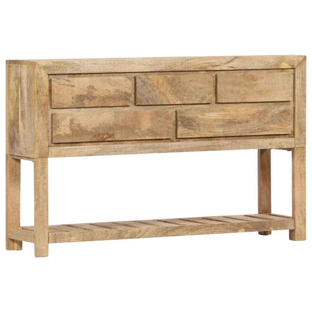 Buffet credenza mobiletto consolle mobile contenitore 120 cm legno massello di mango 4402254
