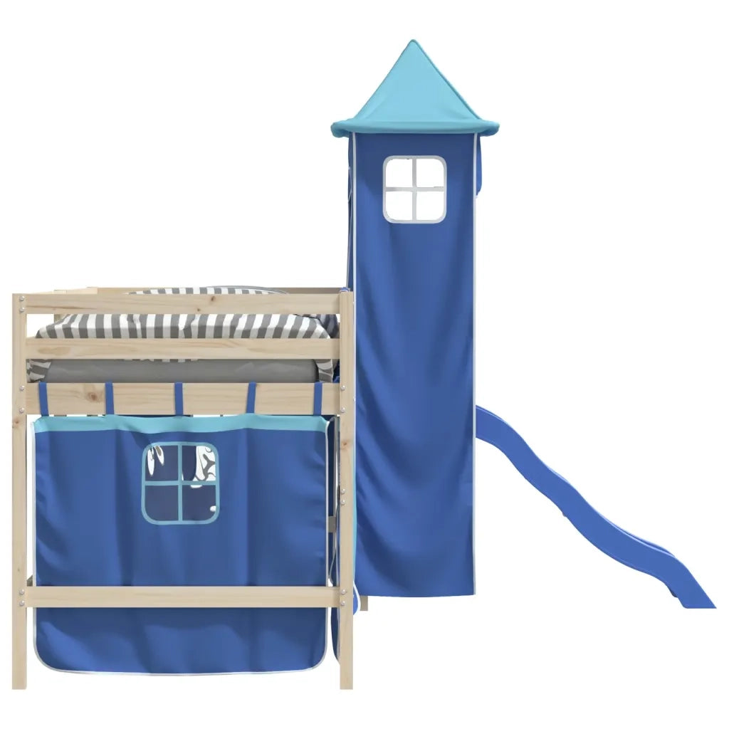 Tende per Letto a Soppalco con Torre Blu in Poliestere CFW5146731