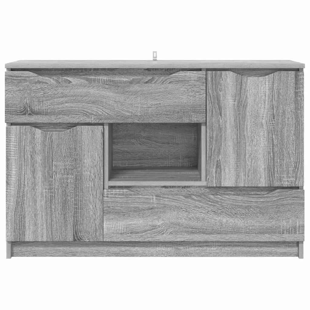 Credenza Grigio Sonoma 100 x 30 x 65,6 Legno multistrato 888793