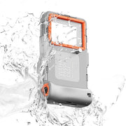 Otturatore per immersioni e snorkeling per iPhone 17/16/15/14/13/12 Pro Max, compatibile con Galaxy S25/S24/S23, (50 ft/15 m), caso waterresistente per foto e video subacquee (grigio).