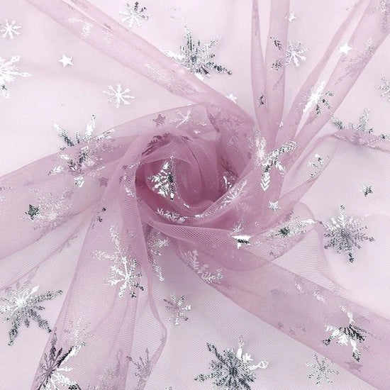 Decorazione per Pareti con Tulle di Nylon - 160 cm x 200 cm - Abito da Sposa - Toile per Tavolo - Tutu - Gonne - Collare per Regalo - Materiale Nylon - Tulle