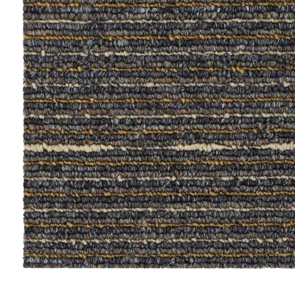 Piastrella per Tappeto Striato Marrone Chiaro 50 x 50 cm 20 pz CFW9329193