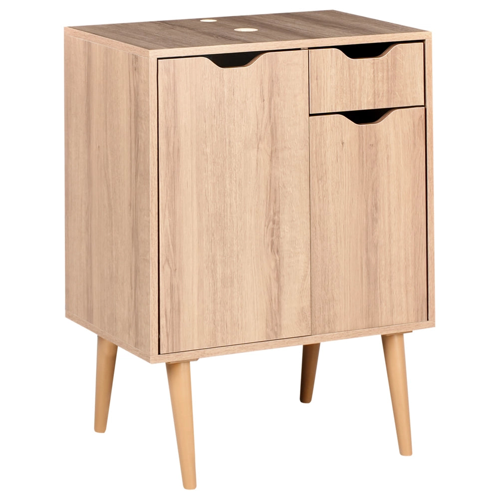 Mobiletto lavabo bianco MDP 60 x 80 cm Bagno con mensola