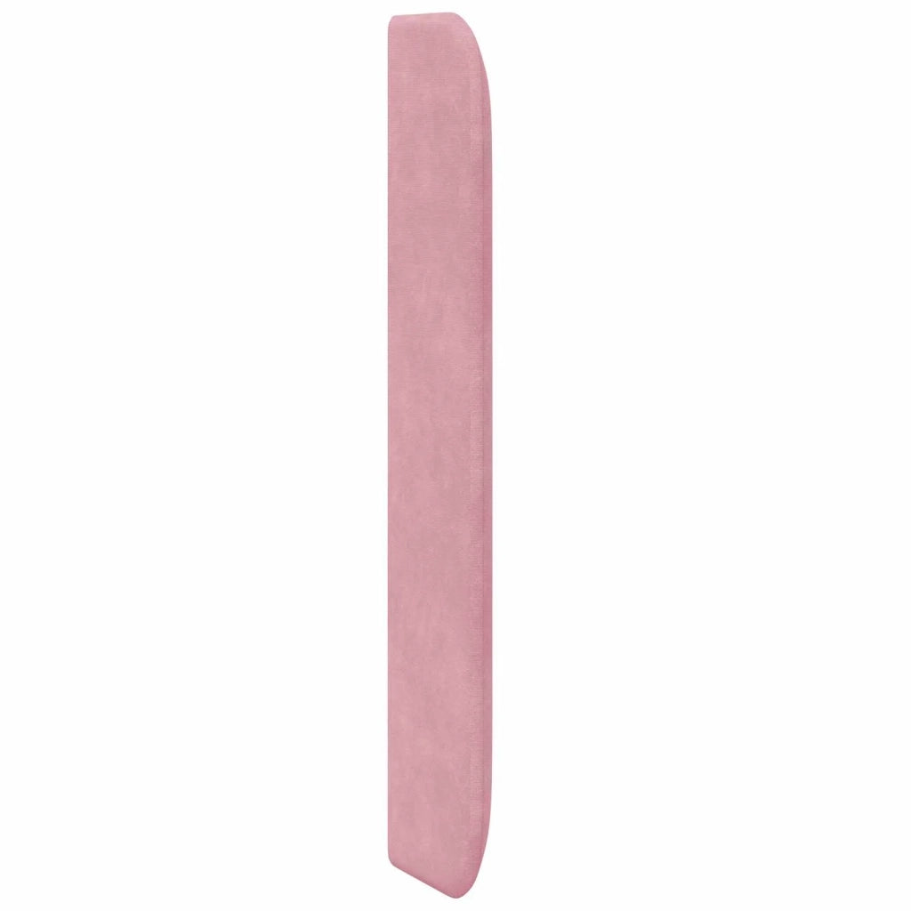Orecchia della Testata Rosa 80 x 16 x 4 cm Velluto CFW7261003