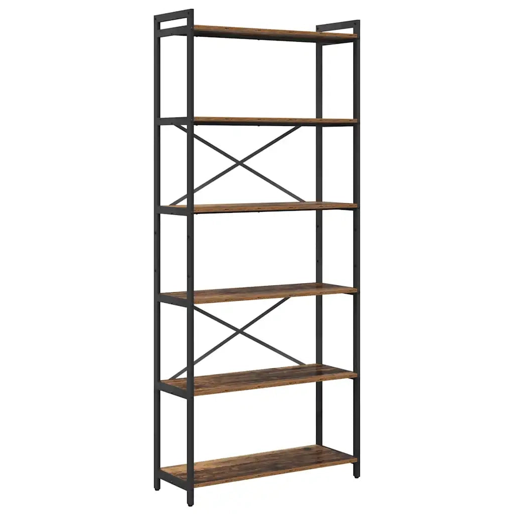 Libreria-Scaffale per Libri-Mobile di Stoccaggio Legno vecchio 40 x 30 x 85 cm Legno multistrato 292768