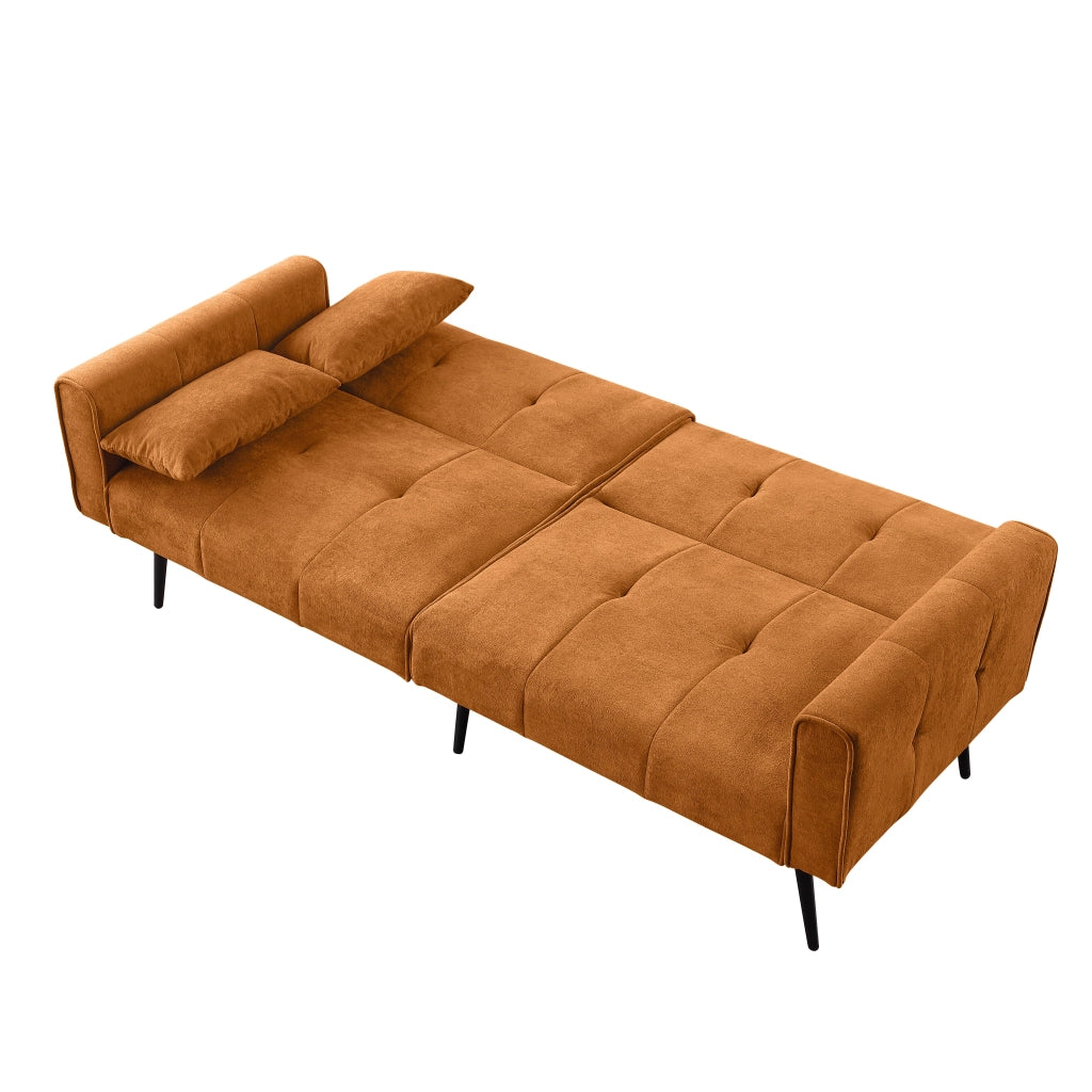 Divano letto futon imbottito - Zephmum- 68" modulare pieghevole per spazi compatti