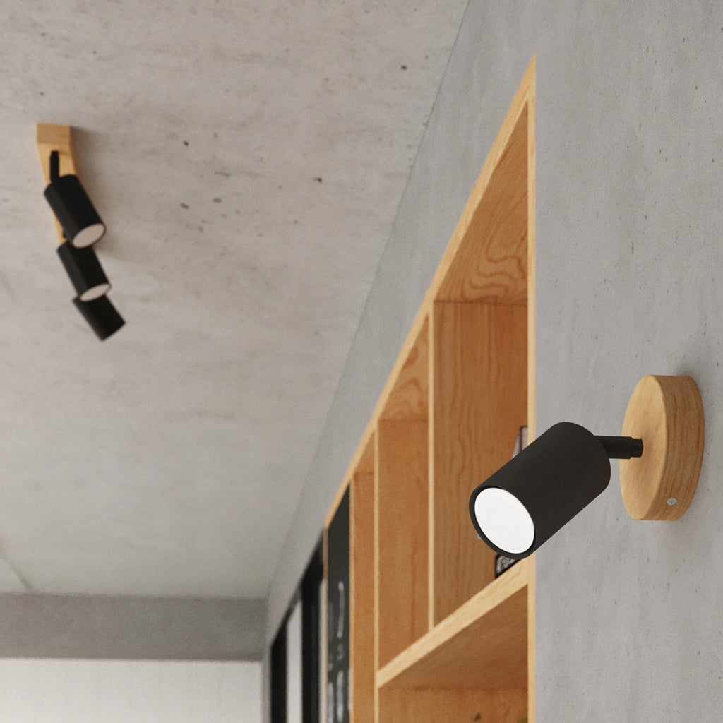 Spot soffitto barra 3 tubi nera GU10 Pure Lume PU1293