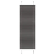 Tenda Plissettata Nera 40x150 cm Larghezza Tessuto 39,4 cm