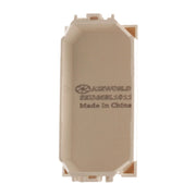 2 Pezzi Copritasti Copriforo Falso Polo MBL Bianco 1M Compatibile Bticino Living Light BLB0100