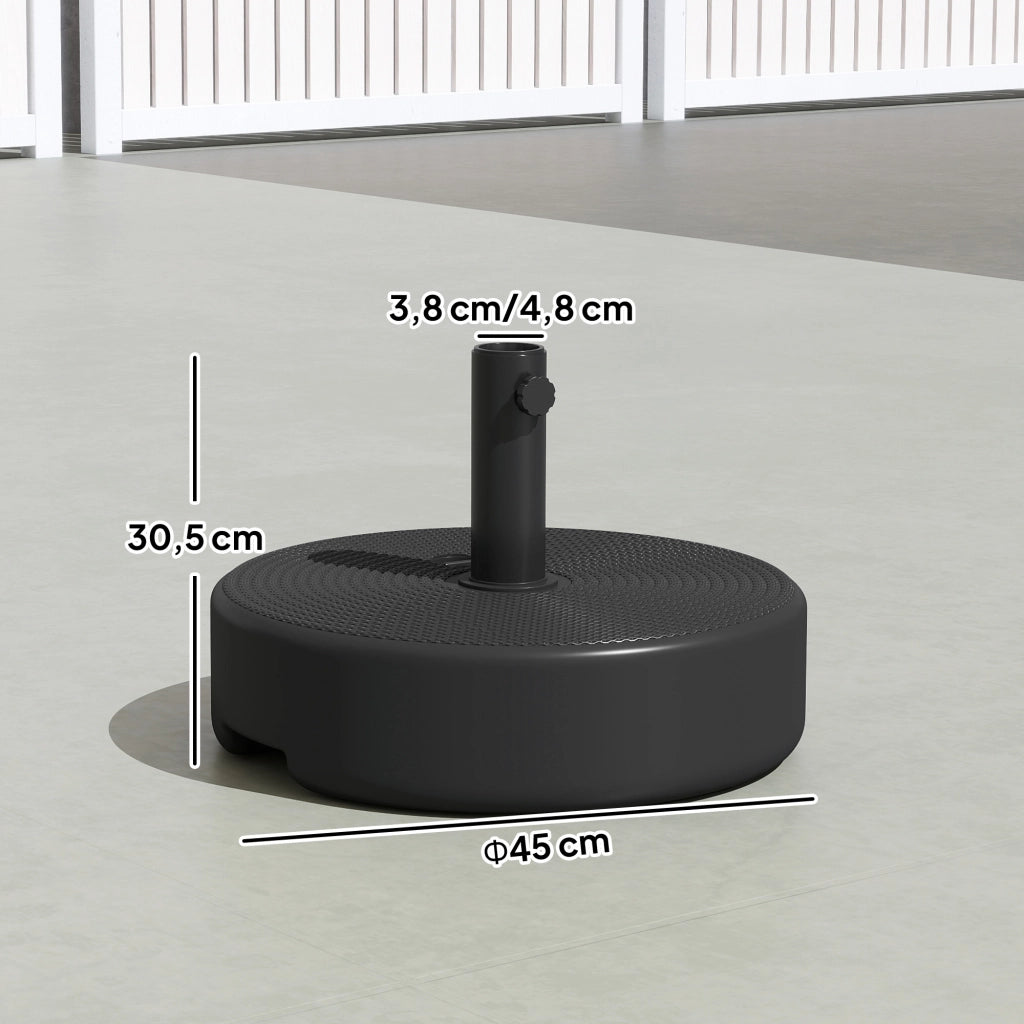 Piedistallo per Parasole ¨C zephmum ¨C Nero 45x30.5 cm