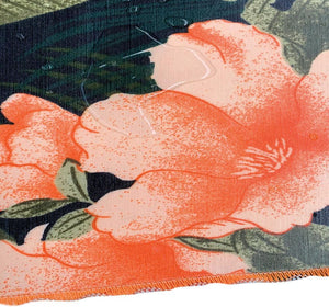 Tovaglia Antimacchia 135X135 Cm Tropicale Bordata Cotone Plastificato Copritavolo Interno Esterno