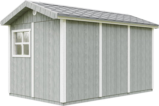 Casetta da giardino di qualit? premium 8,68 m² - H252x250x412 cm - Timbela M914-CAVERN STEEL