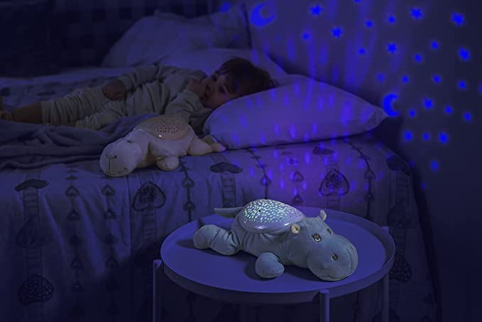 Luce Notturna Bambini Lampada Proiettore Per Neonati Ricaricabile Regalo Colori Notte Peluche Per Neonato Portatile Comp