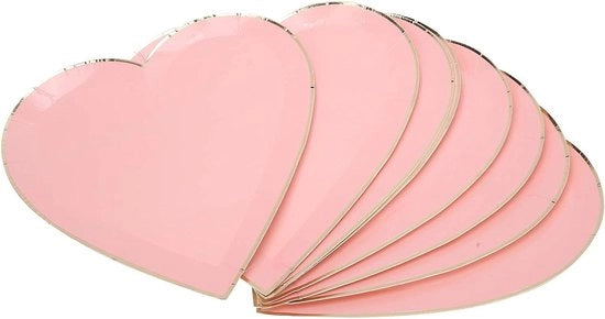 Bordi di Carta a Forma di Cuore Rosso - Decorazioni per la Festa della Mamma e San Valentino.