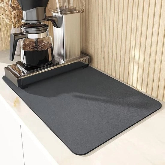 Mat di protezione per cucina e macchina del caffè - Grigio scuro 30 x 40 cm