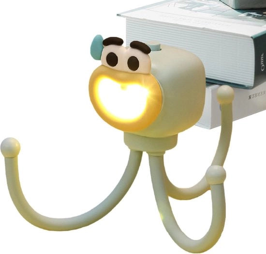 Sostegno per telefono con luce LED lampada da tavolo con gambe regolabili per camere da letto per la casa decorazione per compleanni e regali di Natale.