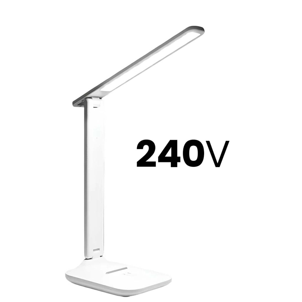 Lampada da scrivania LED 7W 2000 ore 3 temperature regolabili e pieghevole Bianco Avizar