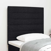 Testiera LED con strisce LED con testiera Nero 100 cm Tessuto 3338281